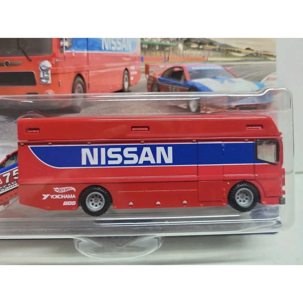 New Hot Wheels 2024 Team Transport '94 Nissan 300 ZX GTS and Euro Hauler #73 Toy